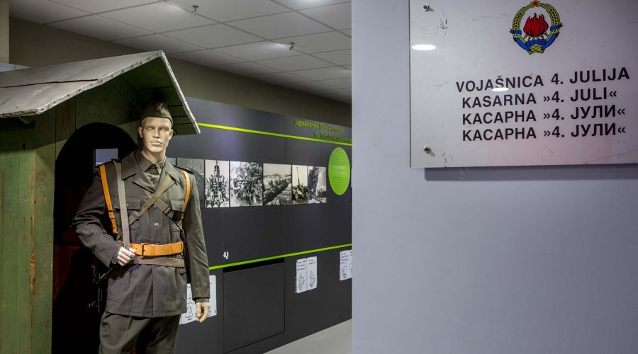 Parco della Storia Militare a Pivka Padiglione Guerra per l’indipendenza della Slovenia