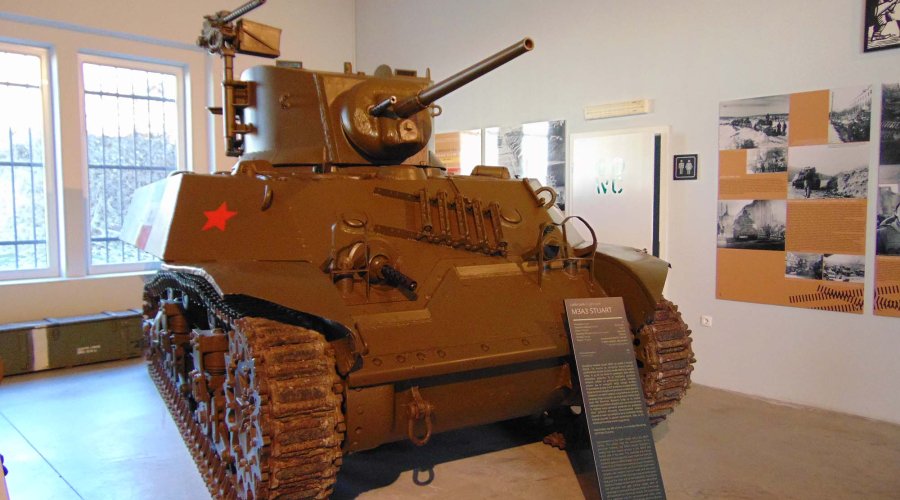 Parco della Storia Militare a Pivka Versione M3A3 dello Stuart