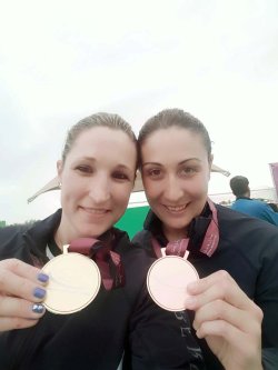 Tiro a volo: concluso il Qatar Open Grand Prix 2018 Chiara Cainero e Diana Bacosi in Qatar Open Grand Prix 2018
