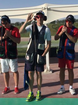 Tiro a volo: concluso il Qatar Open Grand Prix 2018 Mauro De Filippis bronzo Trap maschile