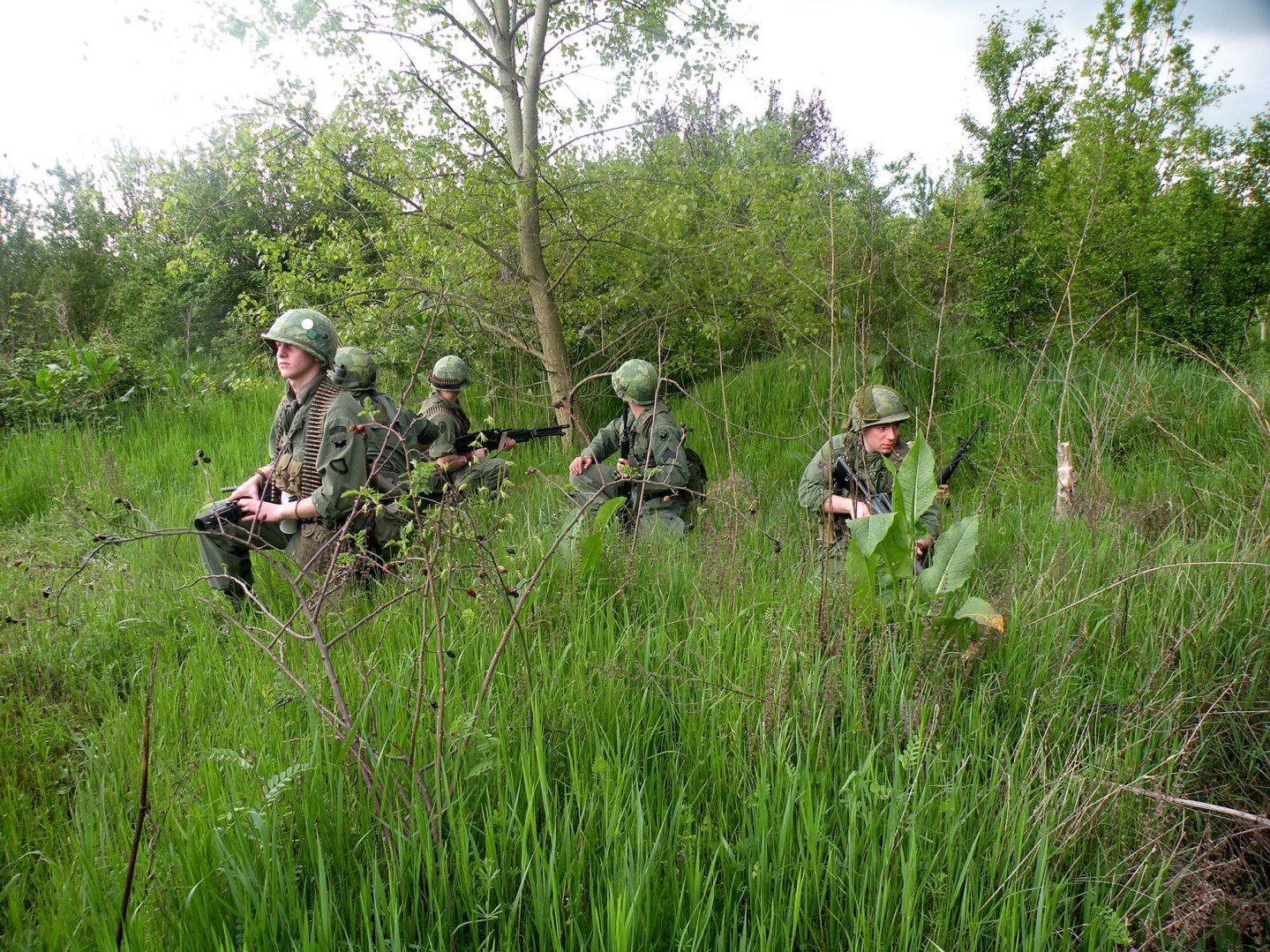 Di pattuglia nel delta del Mekong Soldati Vietnam