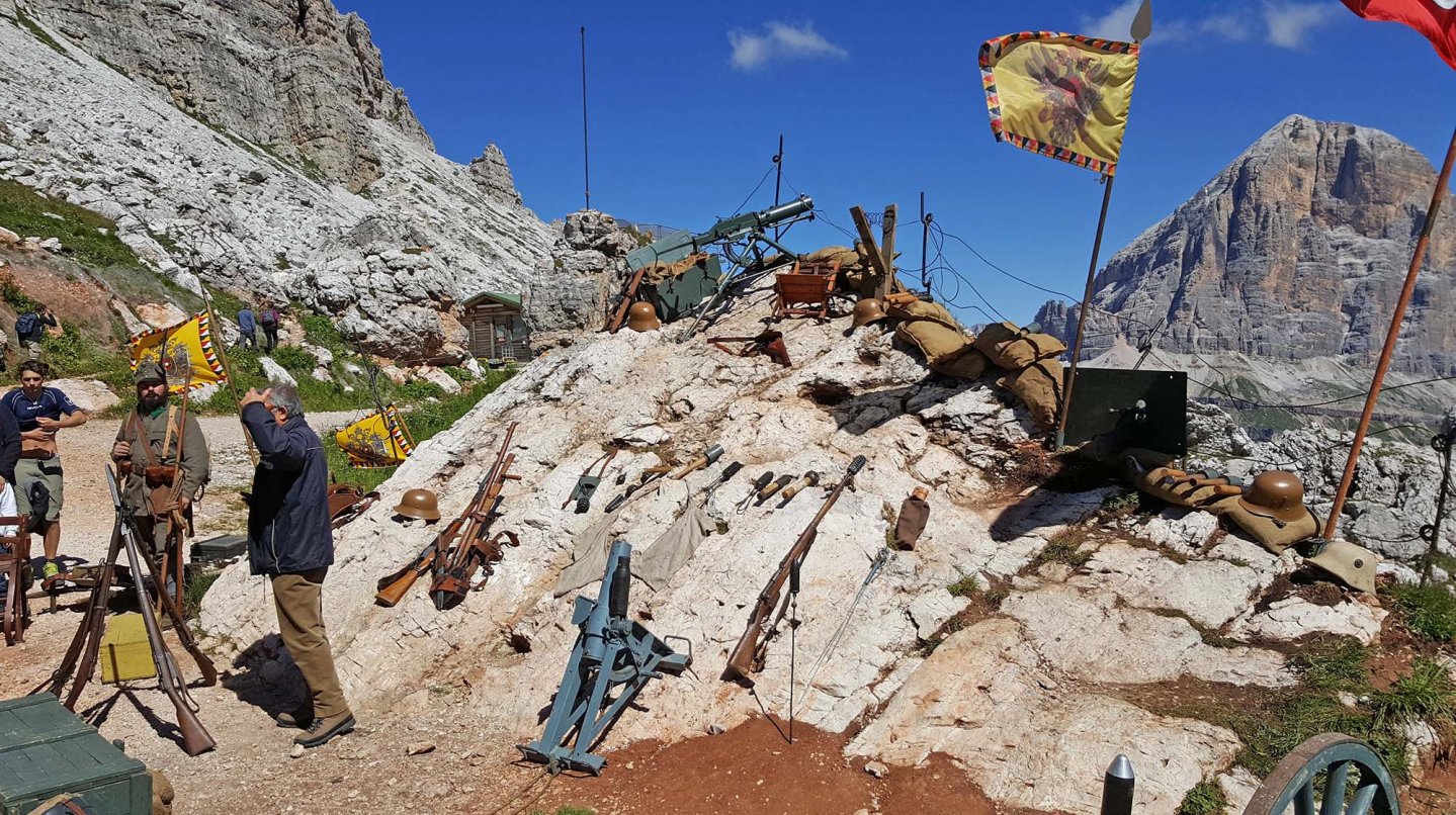 Al Museo delle cinque torri ritornano a tuonare i cannoni Museo all'aperto delle Cinque Torri
