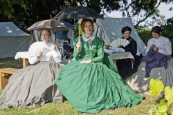 Rievocazione storica. La battaglia di Solferino nel suo 156° anniversario Dame