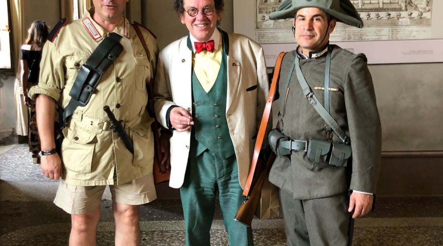 Philippe Daverio evento rievocazione storica sanità militare