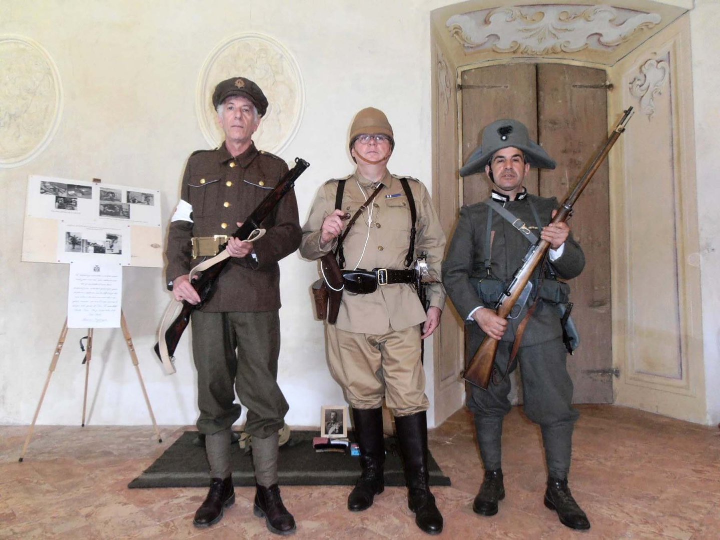 Sanità militare, rievocazione storica a Villa Arconati Rievocazione storica della Sanità Militare dal 1855 al 1945