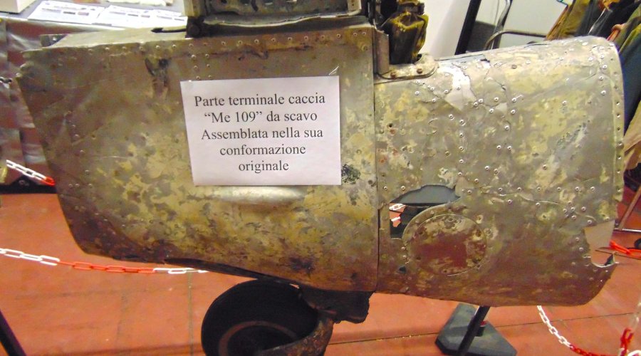 Parti di un Messerschmitt 109 tedesco 