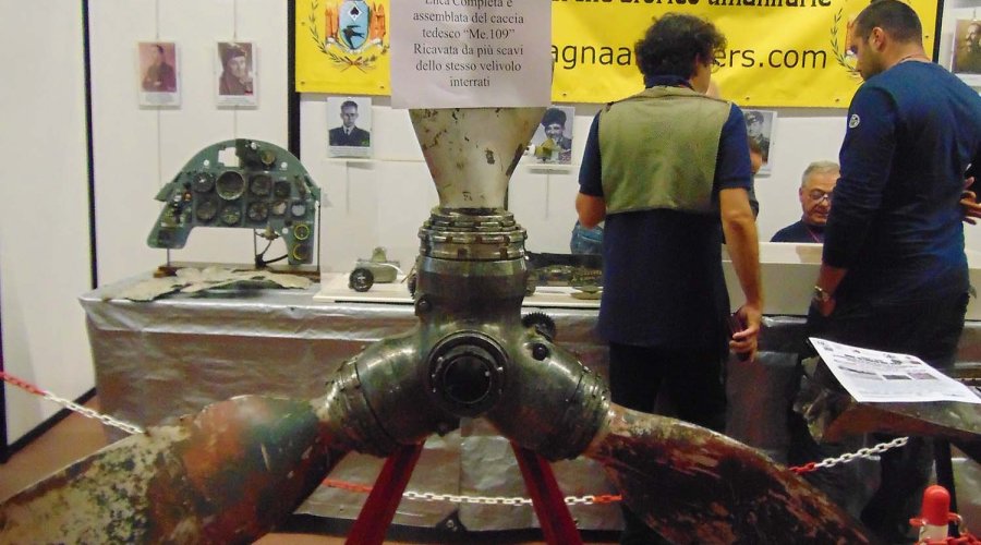 Parti di un Messerschmitt 109 tedesco 