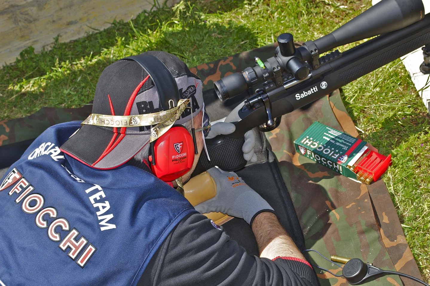 Terza edizione del Trofeo Fiocchi Sabatti di Cerreto Sannita Tiratore con carabina Sabatti