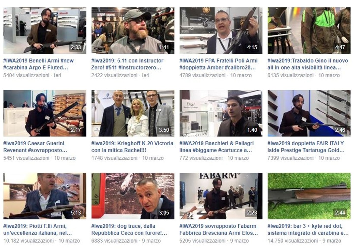 Video all4shooters Übersichtsseite mit Videos von der SHOT Show 2019.