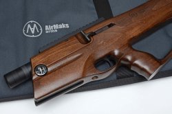 Aria compressa ad alta potenza: due novità da Air Maks Arms Dettaglio della calciatura della Air Maks Arms Caiman C