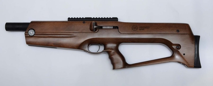 Air Maks Arms Caiman X, la carabina OPCO bull pup compatta e precisa Air Maks Arms Caiman X con calcio in legno