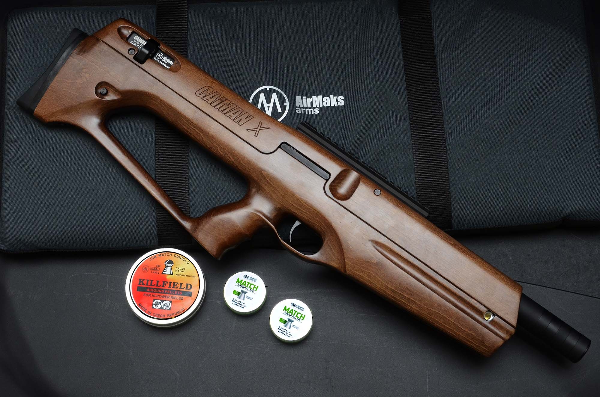 carabine: Air Maks Arms Caiman X, la carabina PCP in configurazione bull pup compatta e precisa