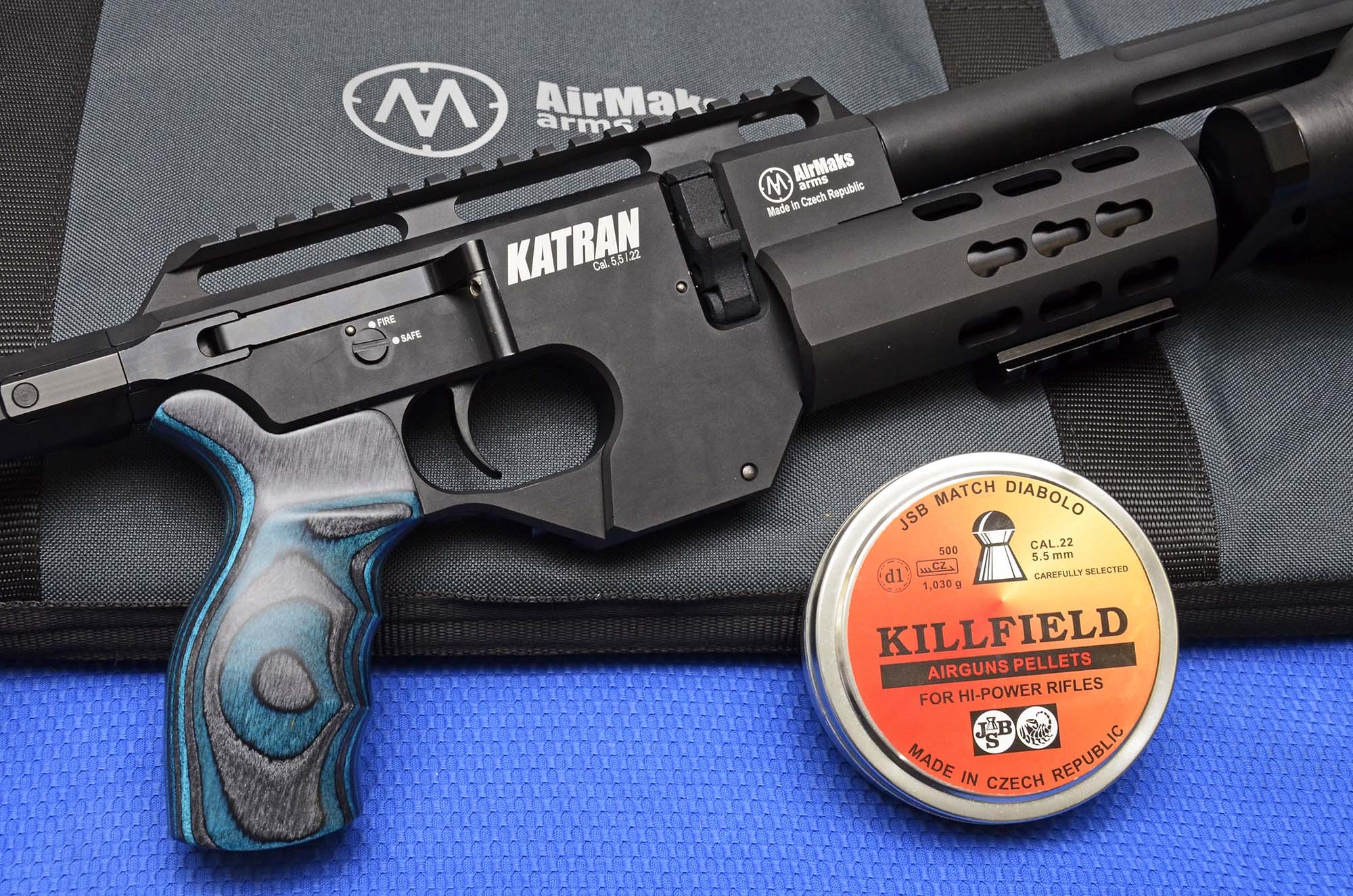 carabine: AirMaks Arms Katran: doppia bombola, nuovo calcio e… altri accessori per la carabina PCP ceca