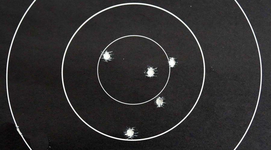 Rosata a 300 metri con cartucce Browning BXC
