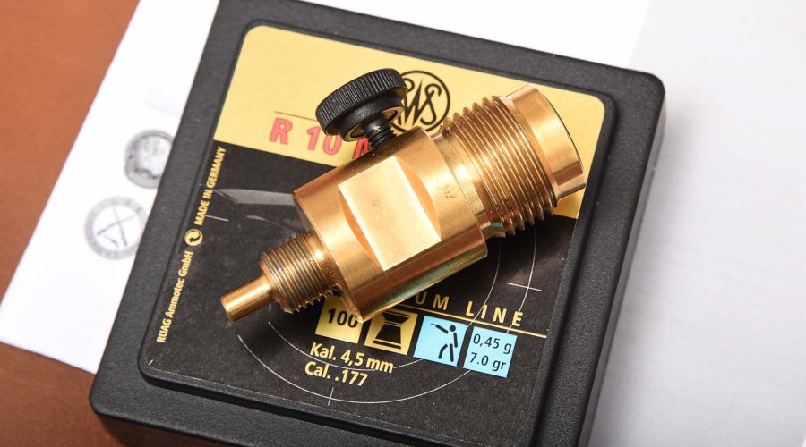 Carabina da tiro Chiappa Fas 611, propedeutica di classe Raccordo caricamento bombola della carabina Chiappa Fas 611