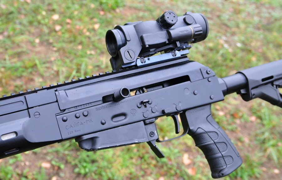 Saiga MK-107 calibro .223 Remington Maxim Popenker prova il fucile semi-automatico sportivo Concern Kalashnikov Saiga MK-107 calibro .223 Remington