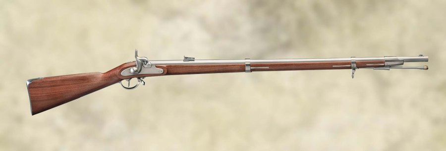 Davide Pedersoli: tre armi per tiro sportivo Fucile da fanteria ad avancarica Lorenz Tipo II