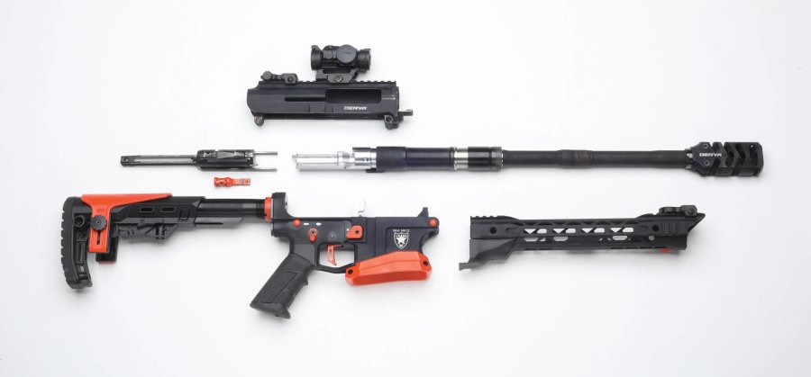 Test: Derya MK-12 IPSC, un semiautomatico in calibro 12 per tiro sportivo Fucile Derya MK-12 IPSC smontato