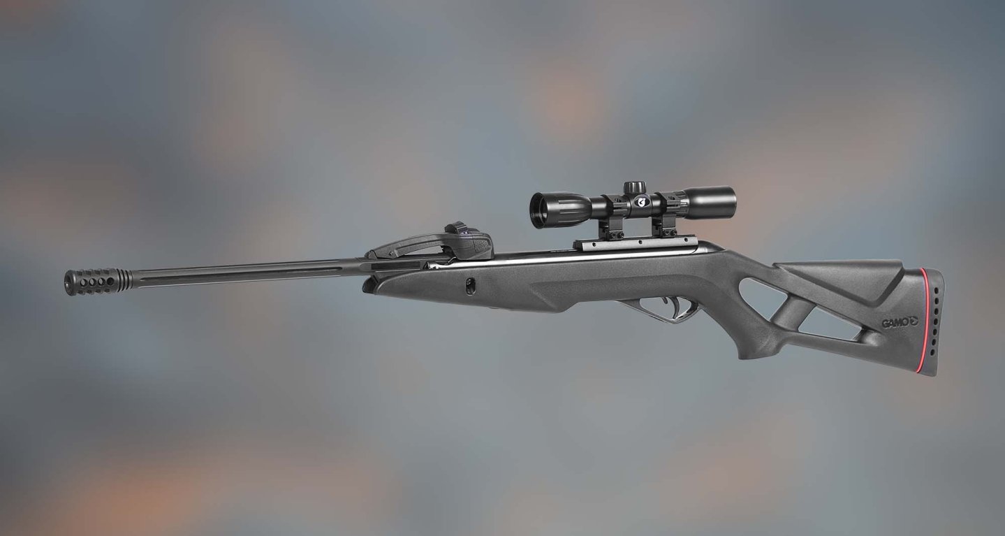 Gamo Swarm Fox Quick Shot, la springer con il caricatore Gamo Swarm Fox Quick Shot vista intera