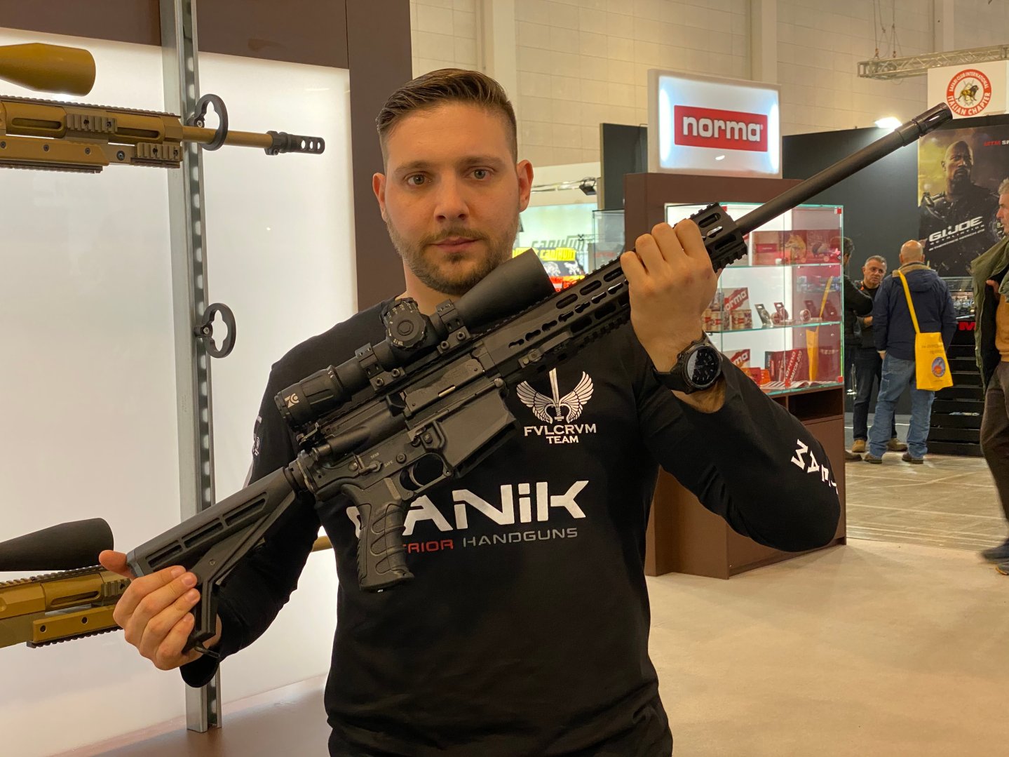 Haenel CR 308 il “Big Black Rifle” ora disponibile in Italia Haenel CR 308 carabina semiautomatica in calibro 308 Winchester.