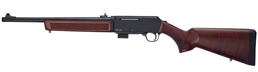 Henry Homesteader calibro 9 Parabellum, una carabina semiautomatica per la difesa abitativa Lato sinistro della carabina Henry Homesteader