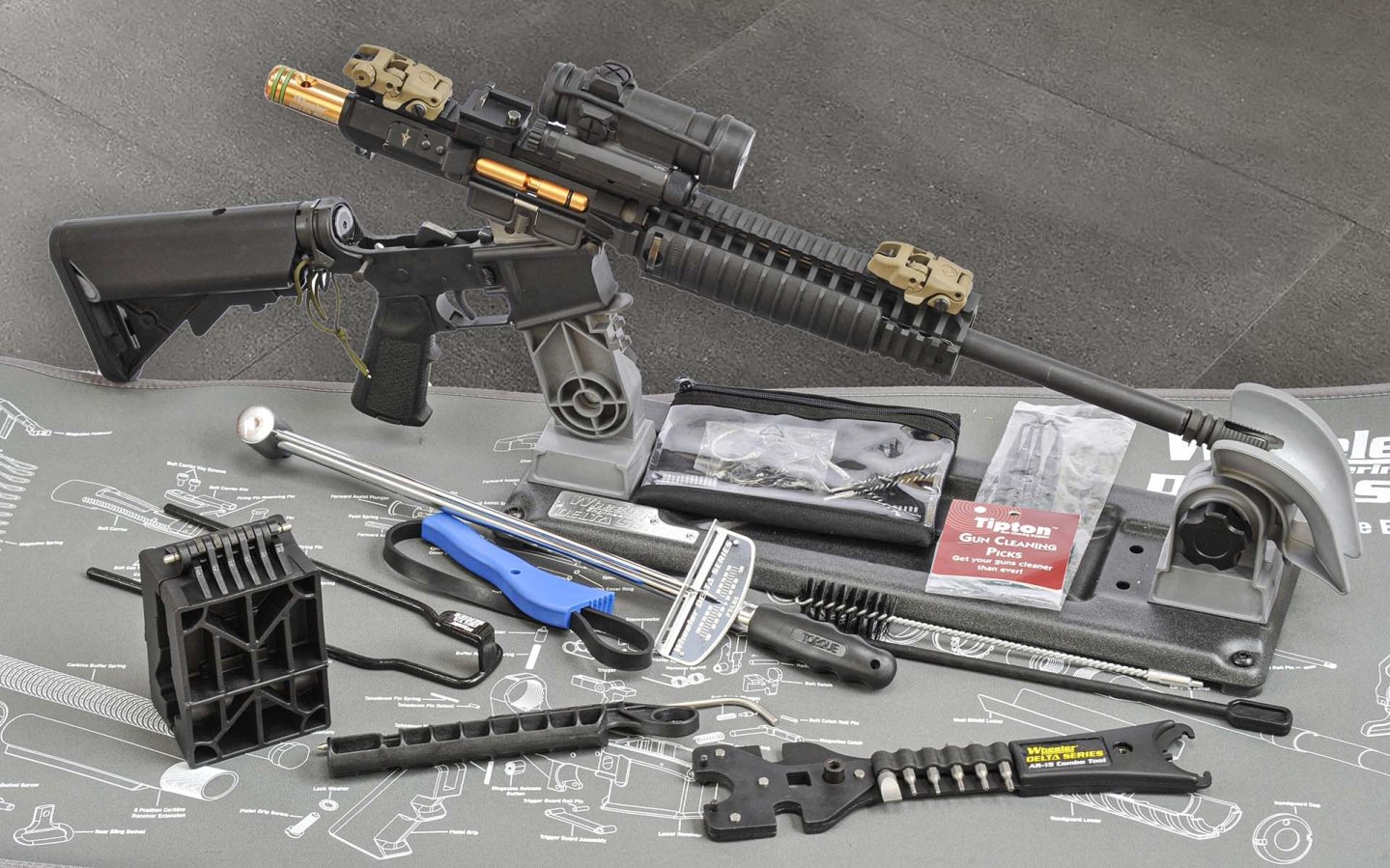 Black rifle e accessori per la manutenzione