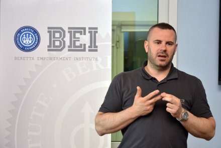 Giuseppe Valtorta durante il Master di formazione Ingenium Victrix