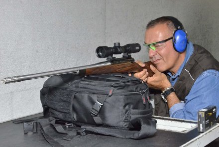 Carabina da caccia Victrix Lunae al tiro