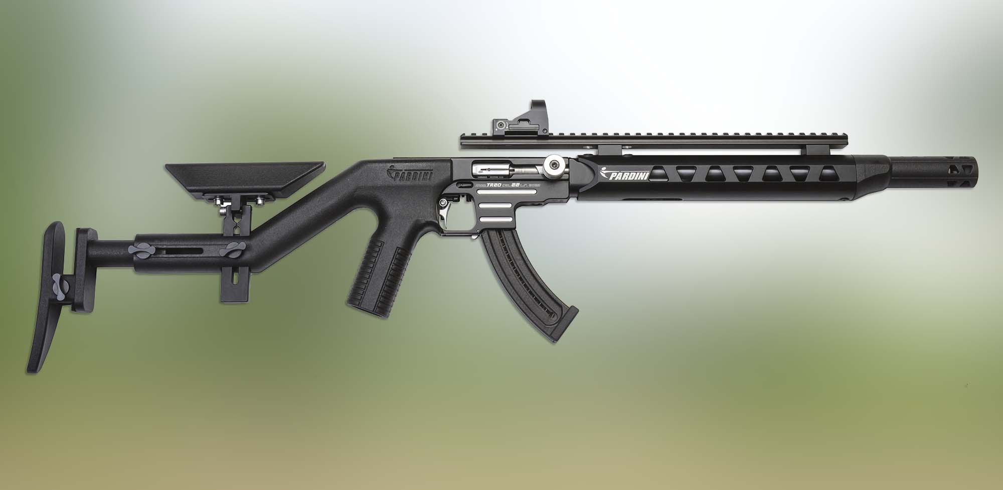 pardini: Pardini TR20 calibro .22 long Rifle, la carabina semiautomatica di buona famiglia