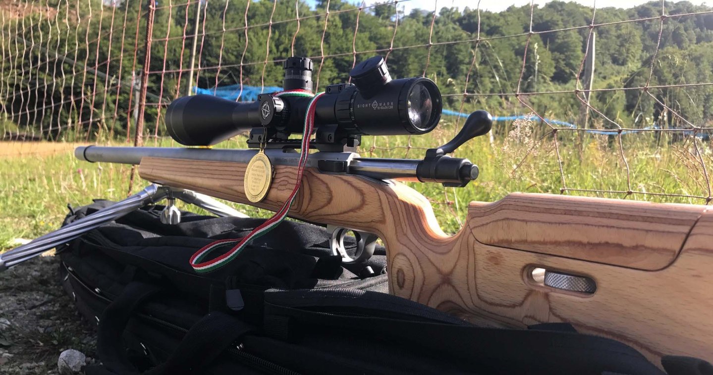 Carabina Sabatti con canna multiradiale e ottica