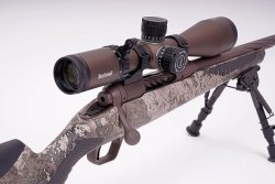 Ottica Bushnell Forge 4.5-27x50 su Savage 110 High Country