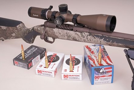 Savage 110 High Country in calibro 6,5mm Creedmoor con le munizioni per la prova di tiro