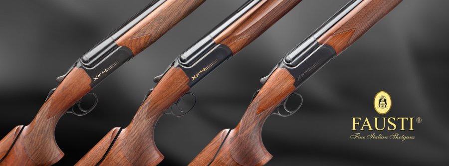Sovrapposto da tiro Fausti XF4 Dettaglio delle tre versioni del sovrapposto da tiro Fausti XF4