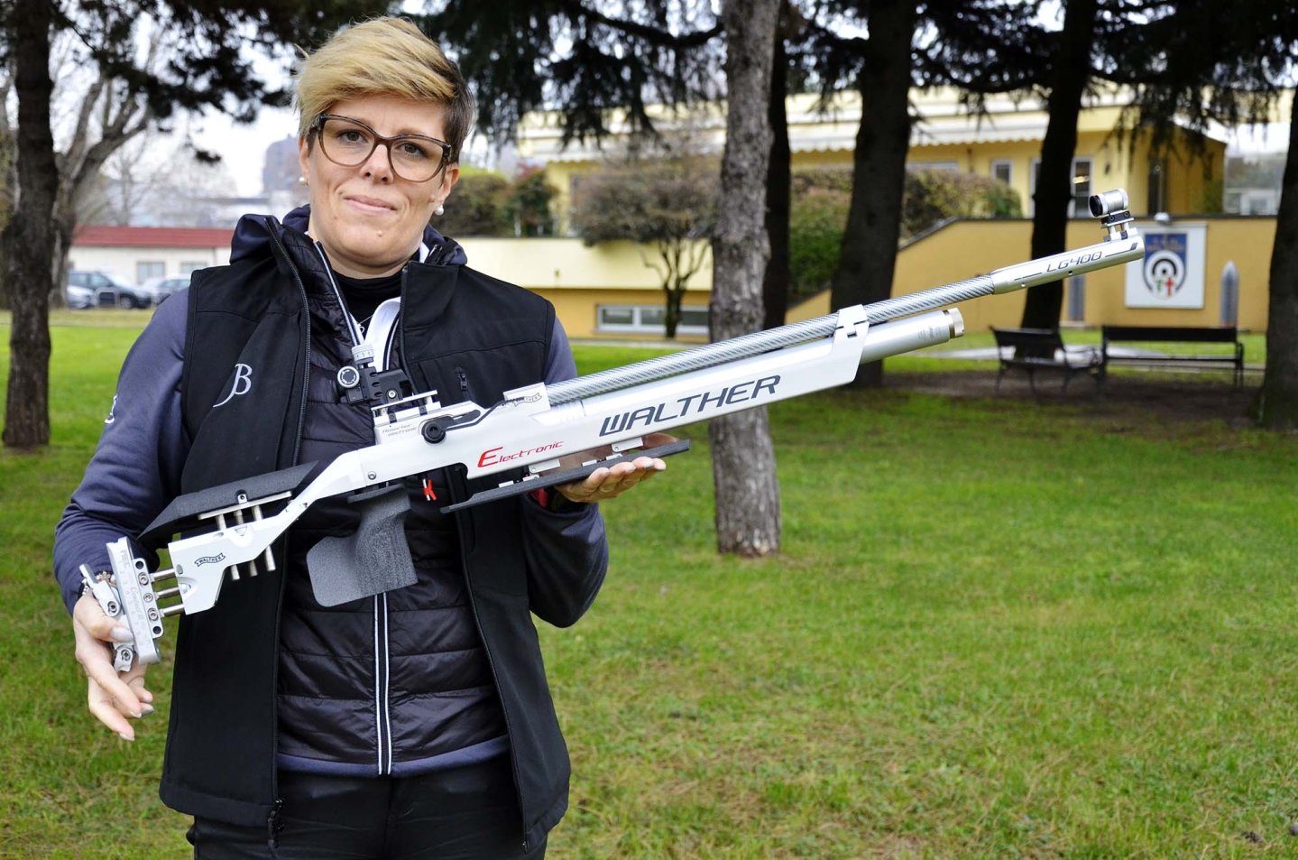 Manuela Morat presenta la Walther LG400 Alutec Expert Electronic