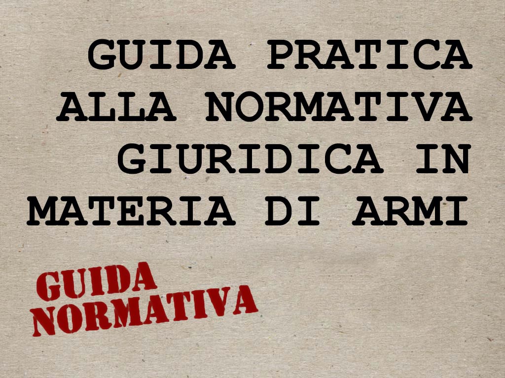 legge: Guida pratica alla normativa giuridica in materia di Armi