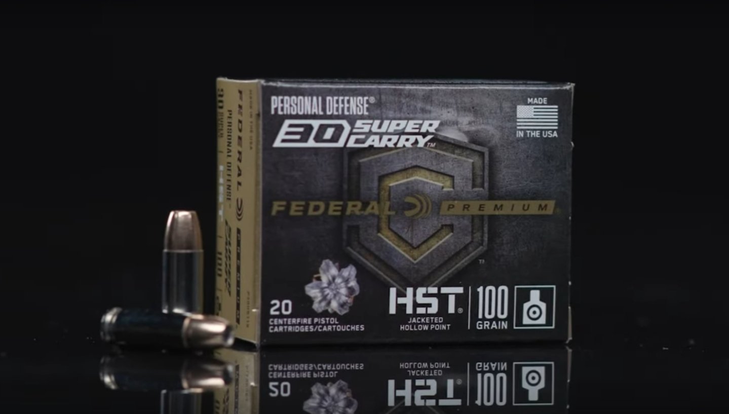 Arriva il 30 Super Carry: dalla Federal un nuovo calibro per la difesa personale Cartucce Federal Ammunition 30 Super Carry nella confezione