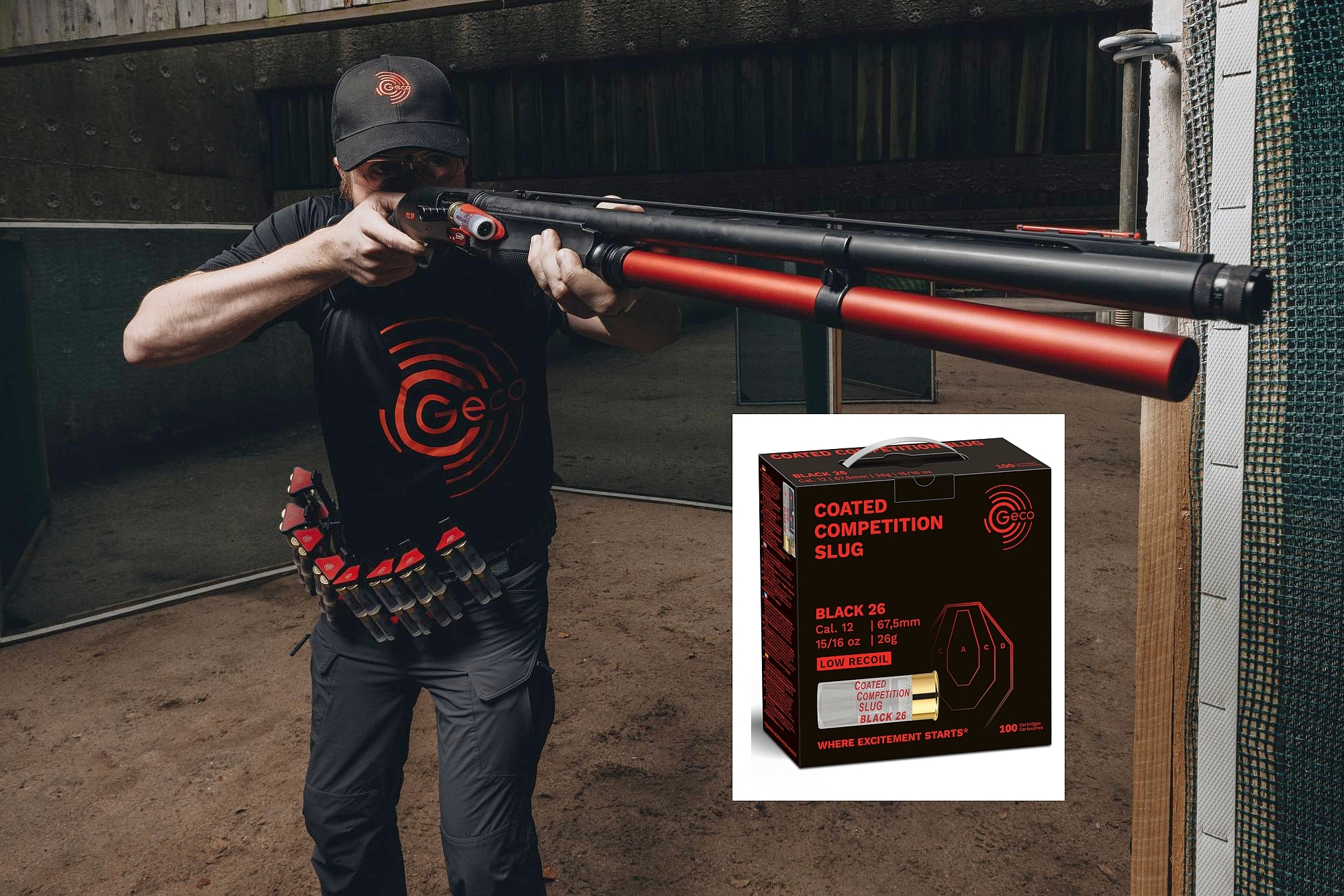 geco-ammunition: Cartucce GECO per Tiro Dinamico con fucile a canna liscia, tutte le versioni a palla asciutta e a pallini geco-ammunition: Cartucce GECO per Tiro Dinamico con fucile a canna liscia, tutte le versioni a palla asciutta e a pallini