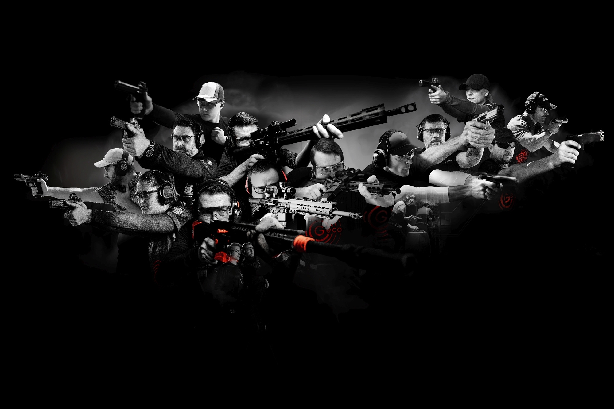 geco-ammunition: Il ritratto: i 13 campioni di tiro con pistola, revolver, carabina e fucile che compongono il GECO IPSC Team 2025. geco-ammunition: Il ritratto: i 13 campioni di tiro con pistola, revolver, carabina e fucile che compongono il GECO IPSC Team 2025.