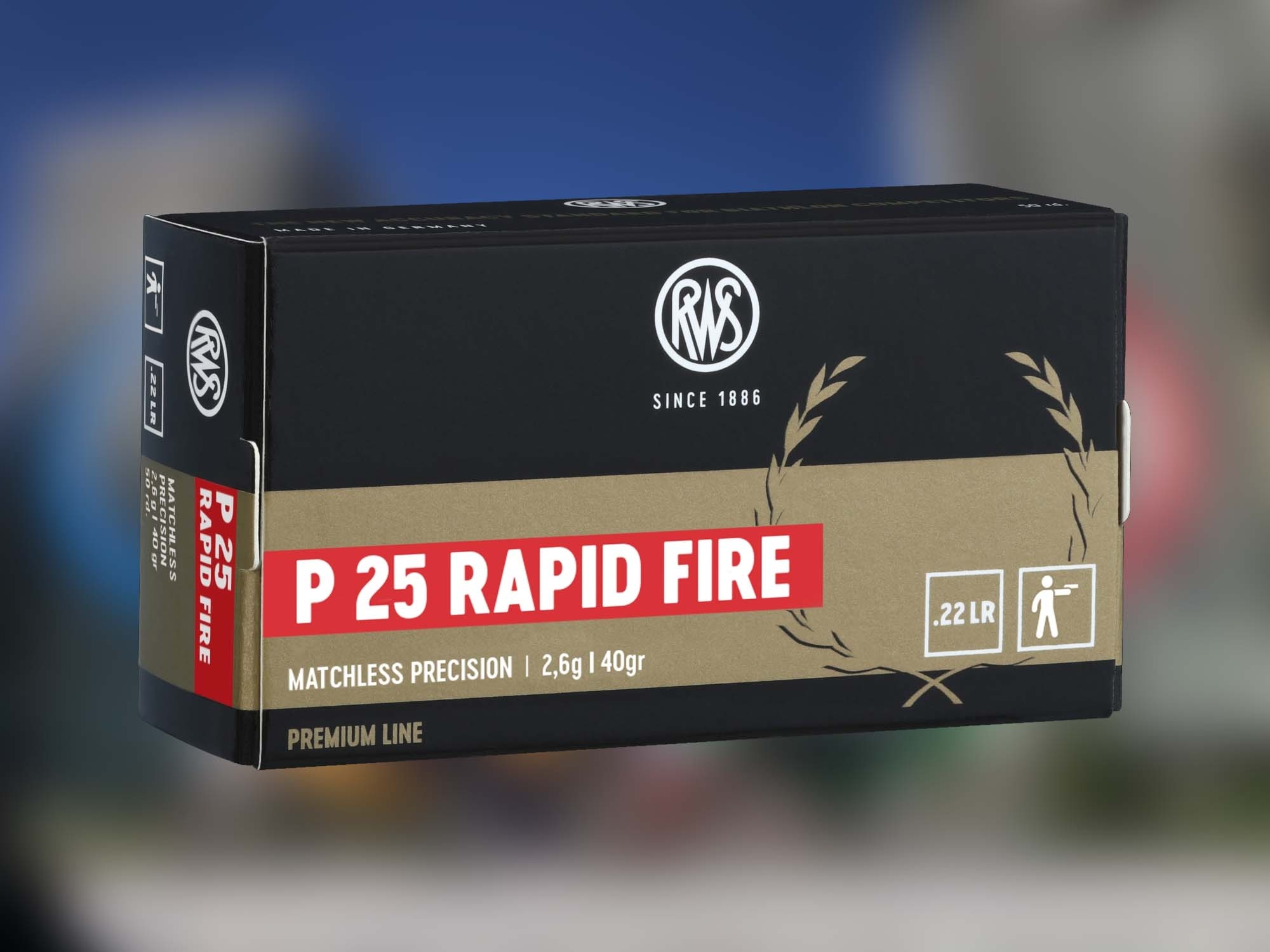 rws-ammunition: Recensione e video: la nuova cartuccia calibro .22 LR  RWS P25 Rapid Fire per i tiratori di pistola automatica