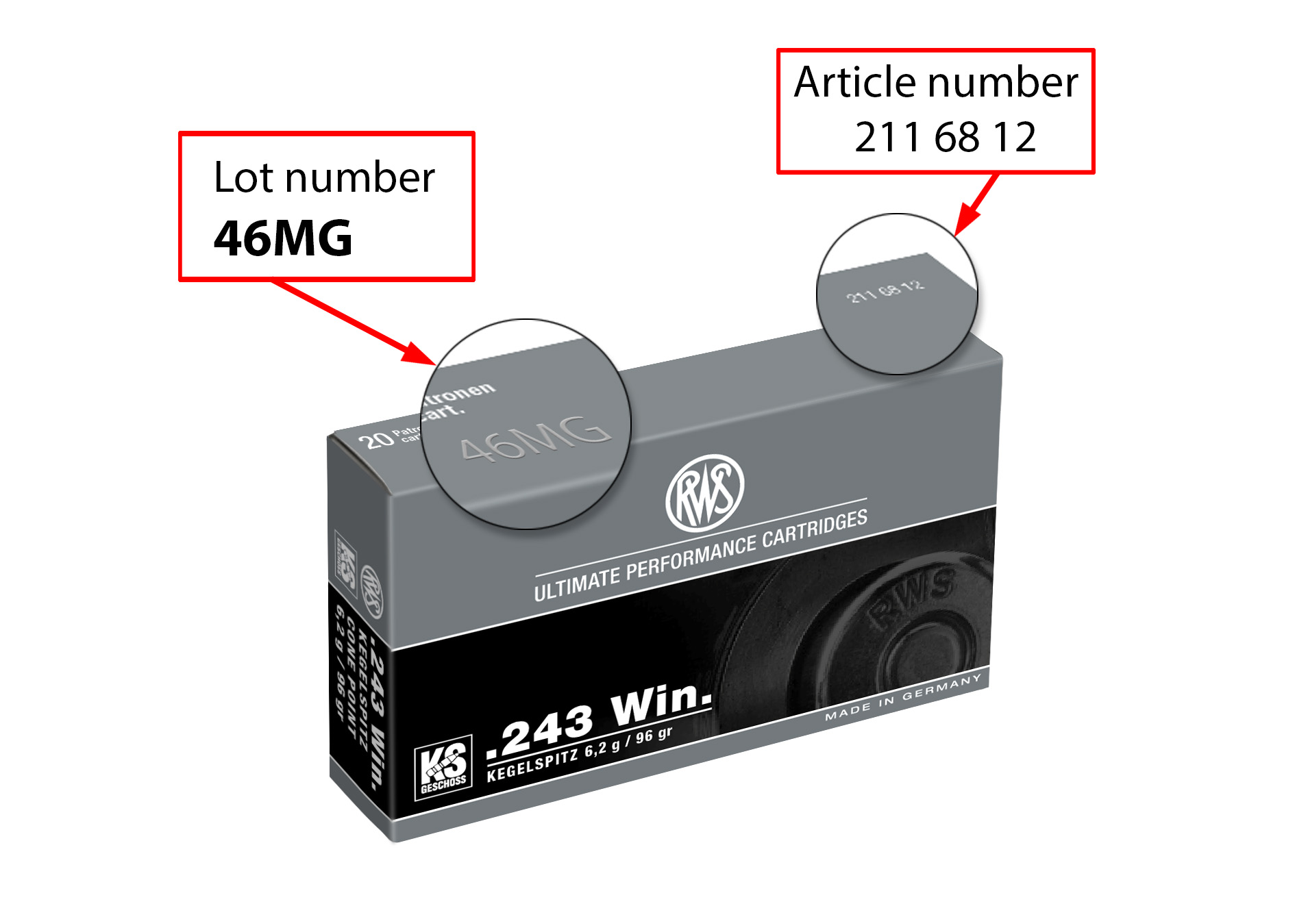 RWS: richiamo cautelativo per le munizioni calibro .243 Winchester!