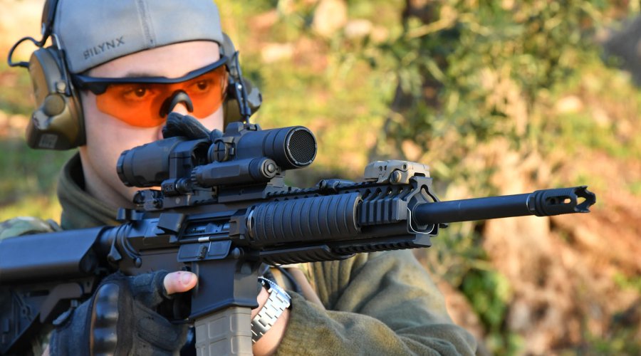 Aimpoint 3XMag-1 prova di tiro