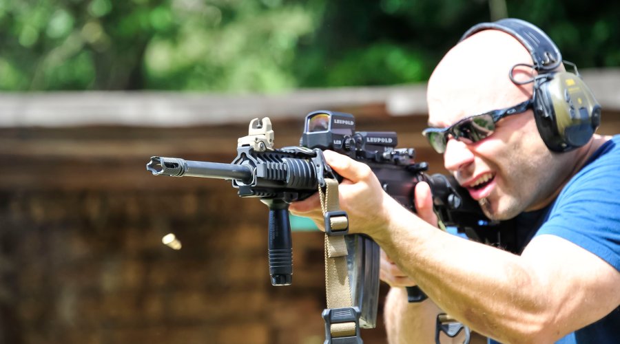 Leupold D-EVO e LCO Leupold D-EVO e LCO su carabina