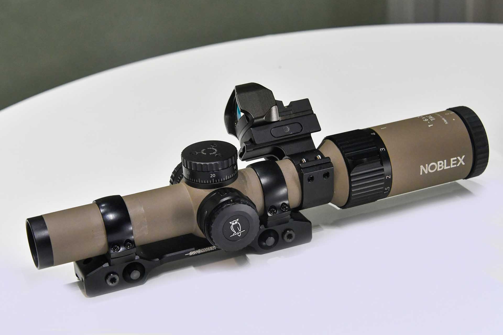 Noblex: Noblex, ecco le novità 2019: un nuovo cannocchiale per tiro IPSC e un punto rosso a basso profilo per le Glock