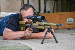 Steiner M7Xi 4-28x56 cannocchiale tattico per il Long Range Steiner M7Xi 4-28x56 durante una prova di tiro