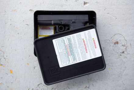 GLOCK P80 nella sua custodia