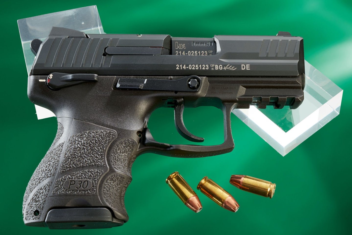 H&K P30SK S, con munizioni