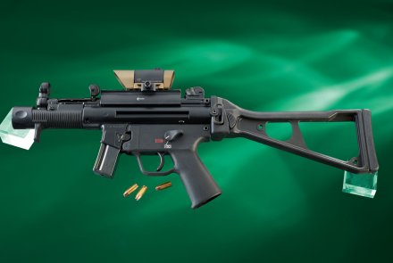 Heckler & Koch SP5K: una “pistola” davvero inconsueta Heckler & Koch SP5K vista lato sinistro