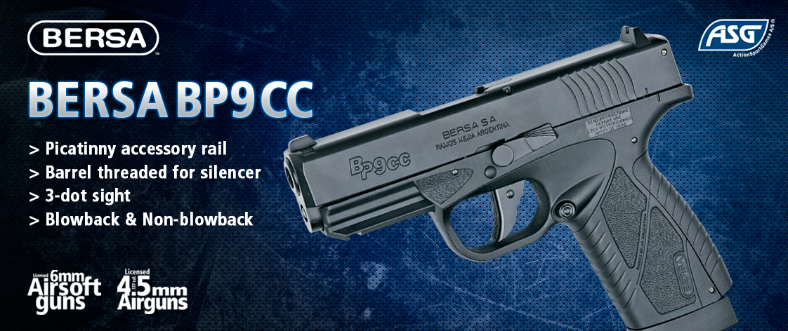 ASG Bersa BP9-CC Soft-Air e ad aria compressa