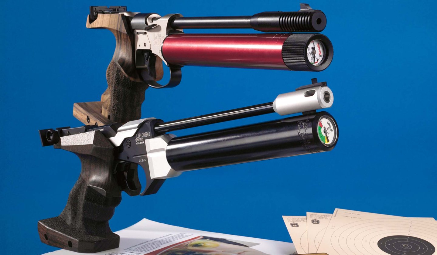 Pistole Walther LP300 Club e Benelli Kite Pistole Walther LP300 Club e Benelli Kite