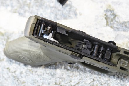 Beretta APX: la prova in esclusiva! L’interno del fusto della Beretta APX